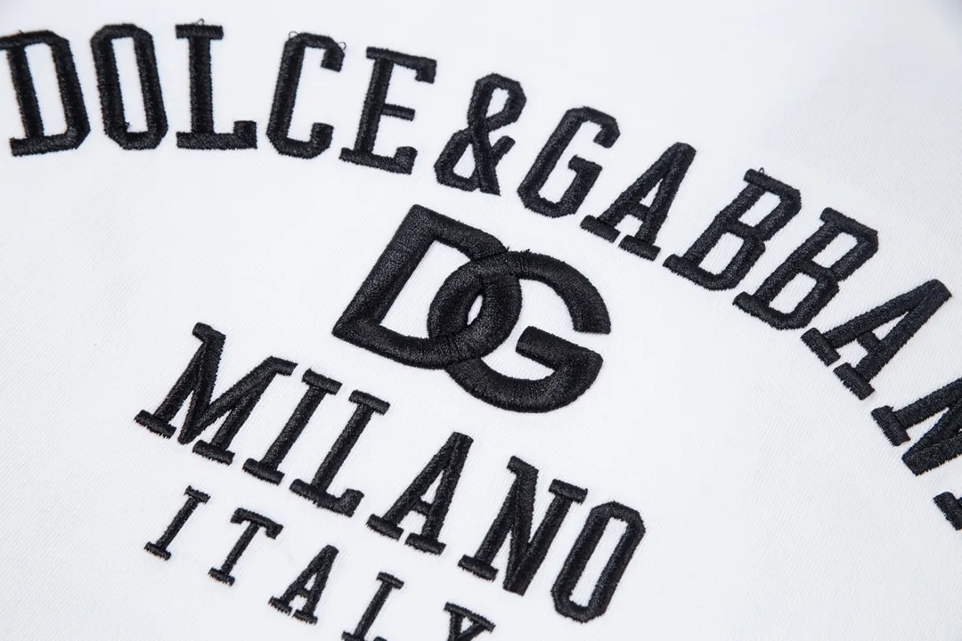 DG/ DG 🪡 Logo ， Retro Same Style T Versatile : White Size：XS~L